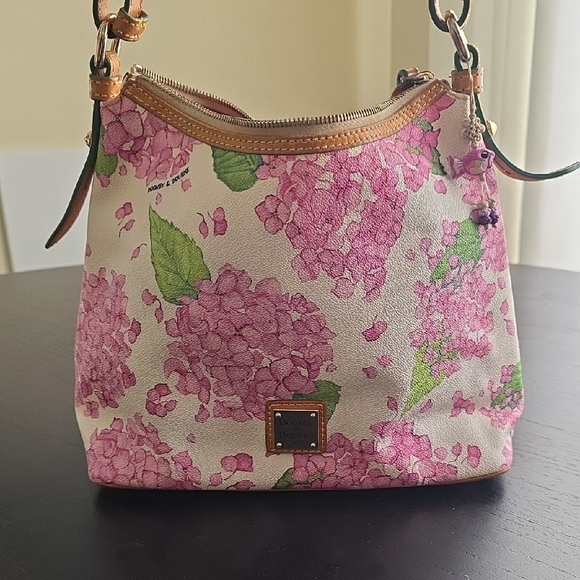 Dooney & Bourke Pink Floral Shoulder Bag - Picture 3 of 7